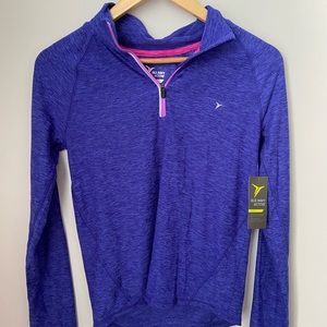 NWT Old Navy Athletic Quarter Zip Top